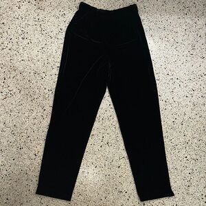 Rimini by Shaw black velvet side zip pants 2